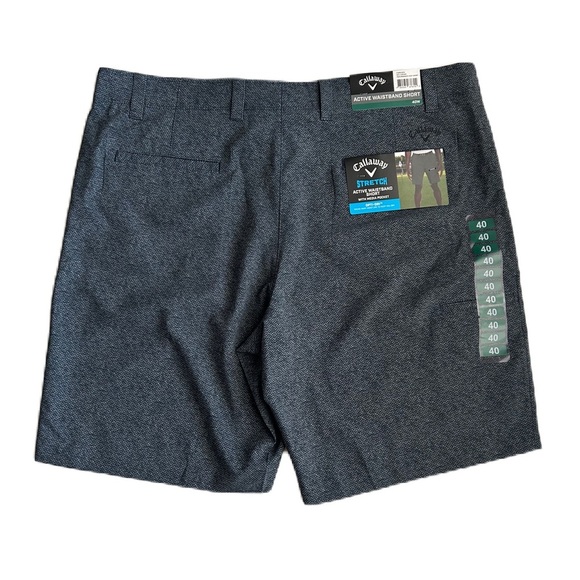 NWT Callaway Men’s Gray Stretch Active Waistband Performance‎ Golf Short Size 40 - Picture 2 of 11
